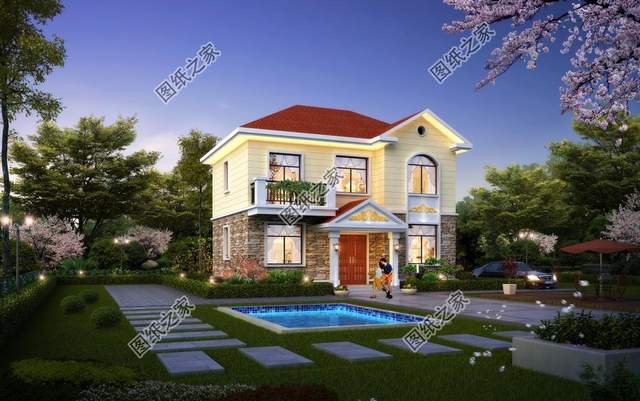 15萬左右農(nóng)村二層別墅，整體淡雅舒適，造價經(jīng)濟實惠