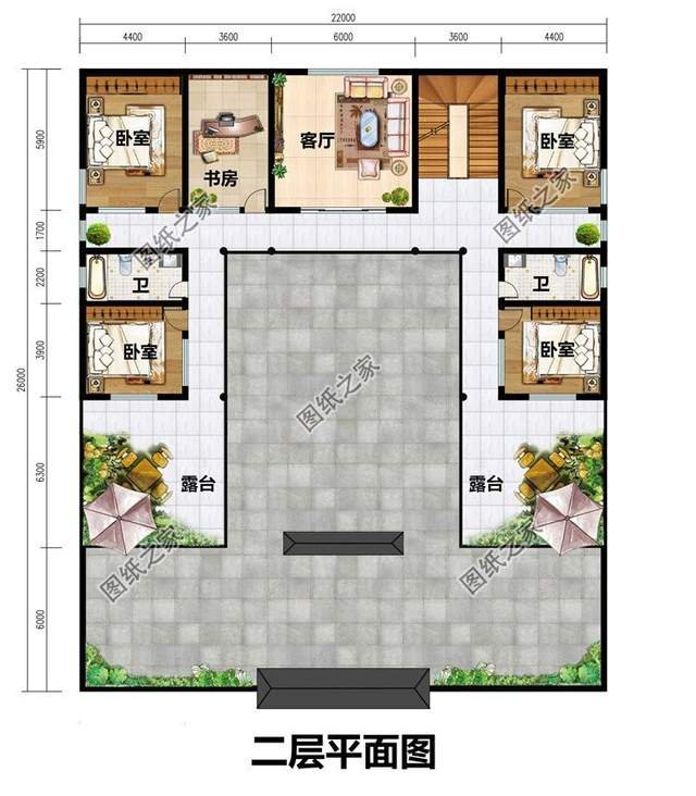 現(xiàn)代四合院別墅，住宅白墻黛瓦，淡雅寧靜