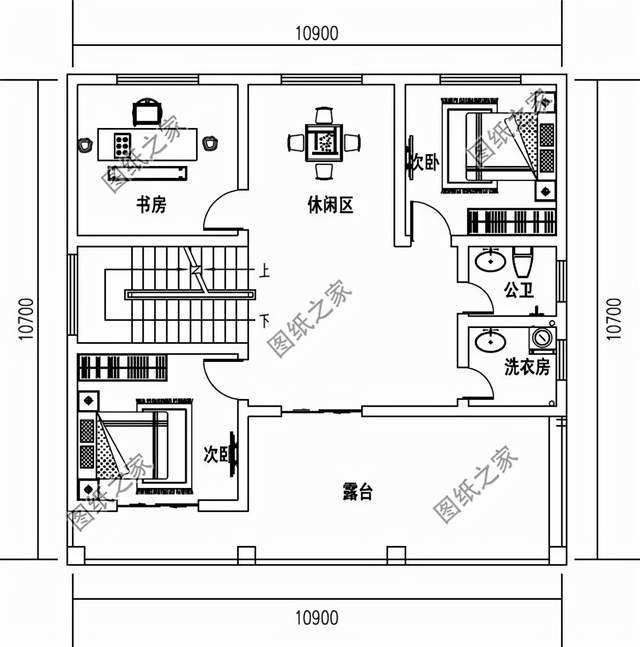 新農(nóng)村三層別墅設(shè)計(jì)，整體明亮通透，空間寬敞舒適