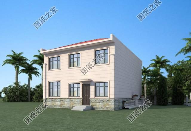 三開間二層別墅設(shè)計(jì)，時(shí)尚秀麗，大方舒適