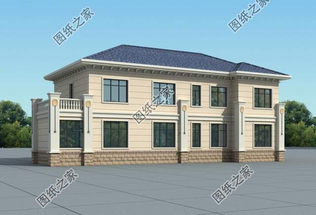 農(nóng)村二層自建房設(shè)計(jì)，鍋爐房加旋轉(zhuǎn)樓梯，實(shí)用美觀兩全