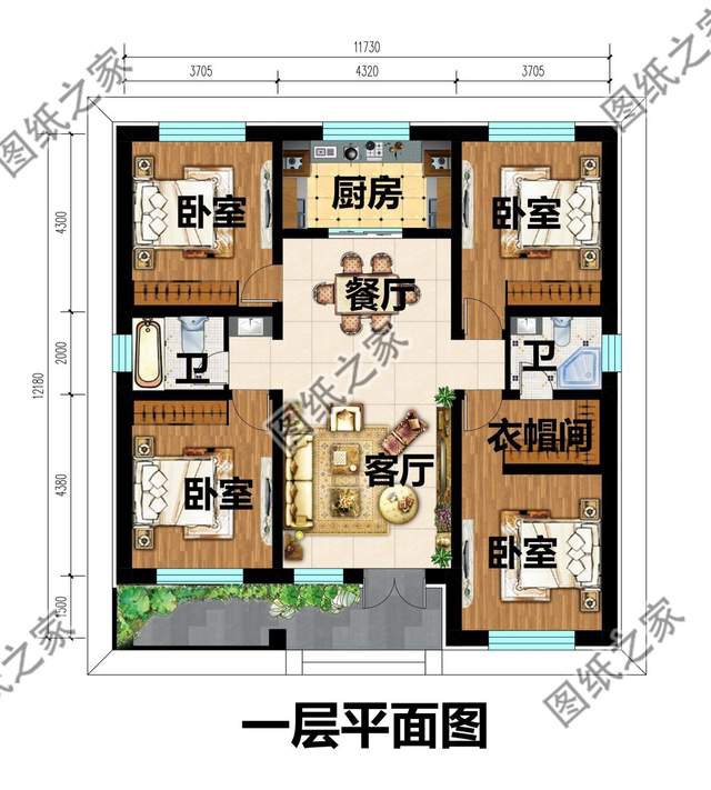 一層三開間養(yǎng)老房設(shè)計，重視起來每一餐煙火，認(rèn)真感受每一個朝暮