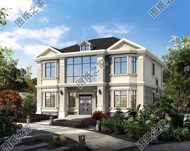 農(nóng)村二層別墅帶閣樓設(shè)計，家居溫馨舒適，很受一些年輕人的喜愛