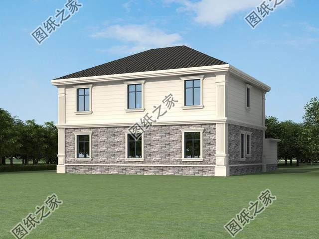 農(nóng)村二層別墅帶閣樓設(shè)計，家居溫馨舒適，很受一些年輕人的喜愛