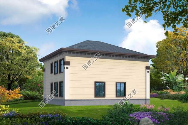 新中式二層別墅設計，樸素淡雅的設計風格，突出中式的沉靜氛圍