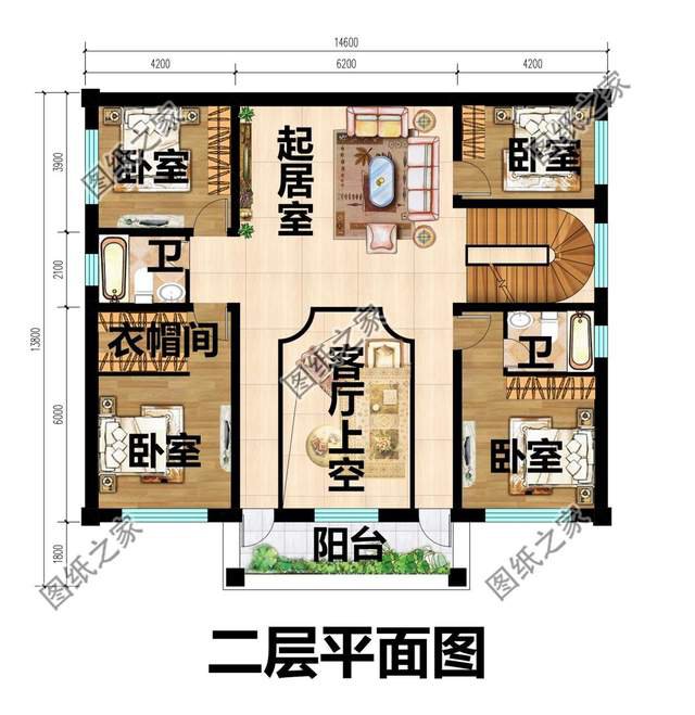 新中式二層別墅設計，樸素淡雅的設計風格，突出中式的沉靜氛圍