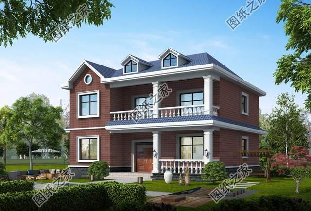 二層半農(nóng)村自建房設(shè)計(jì)，大氣精巧不乏舒適，堪稱夢想家園