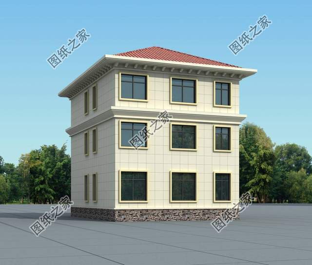 現(xiàn)代簡約三層自建房設(shè)計，帶陽光房配置，別有一番天地