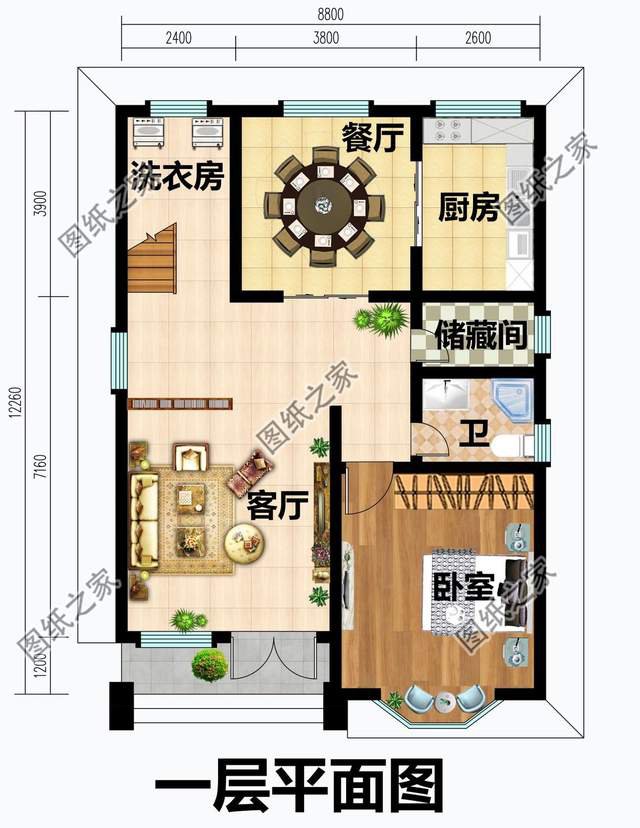 現(xiàn)代簡約三層自建房設(shè)計，帶陽光房配置，別有一番天地