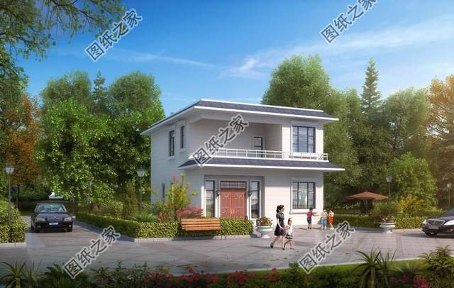 農(nóng)村二層小戶型自建房，設(shè)計(jì)精美美觀，小面積也能有舒適的感覺