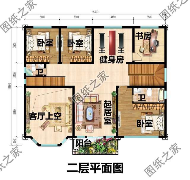 二層華麗農(nóng)村自建房設(shè)計，帶著歐式的典雅，猶如藝術(shù)氣息的油畫