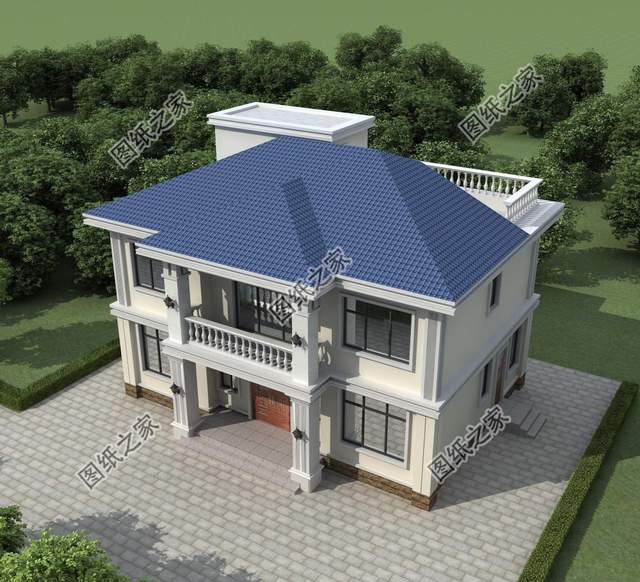 方正簡約風二層別墅怎么設(shè)計才能大氣時尚又好看呢？