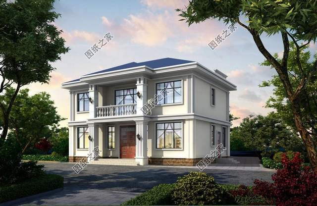 方正簡約風二層別墅怎么設(shè)計才能大氣時尚又好看呢？