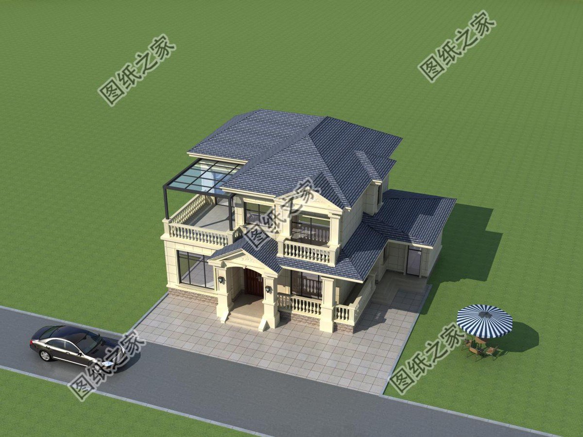 二層半唯美別墅設(shè)計，帶有時代的色彩，以獨特的魅力征服了眾人