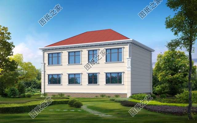 農(nóng)村溫馨二層自建房，煙火村聲遠，林菁野氣香