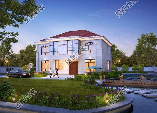 農(nóng)村溫馨二層自建房，煙火村聲遠，林菁野氣香