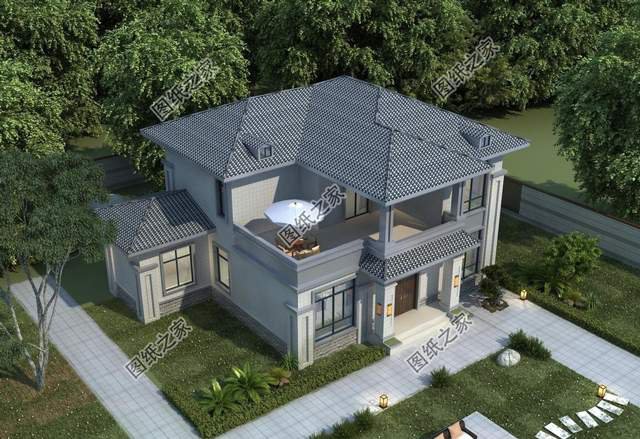 新中式二層別墅設(shè)計圖，源起東方傳統(tǒng)中式，重塑新時代完美住宅