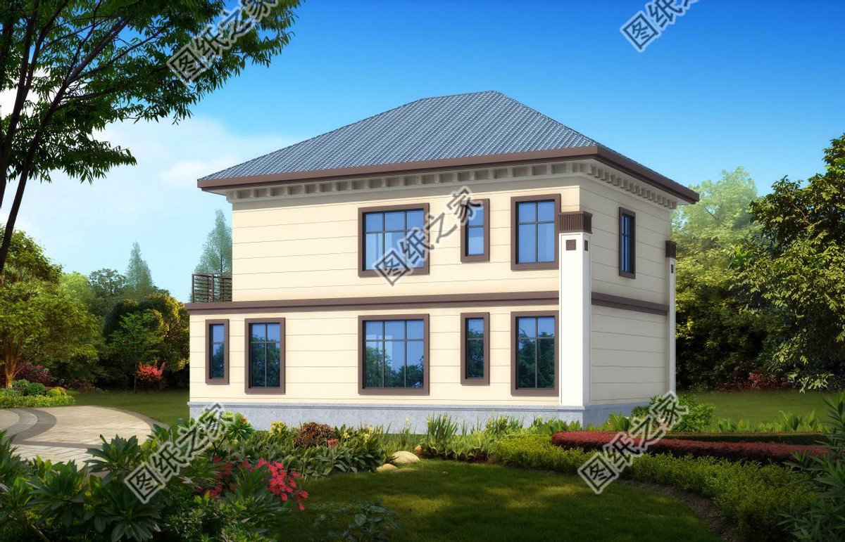 帶土炕房二層別墅設(shè)計(jì)，簡單實(shí)用戶型最經(jīng)典，適合二層住宅