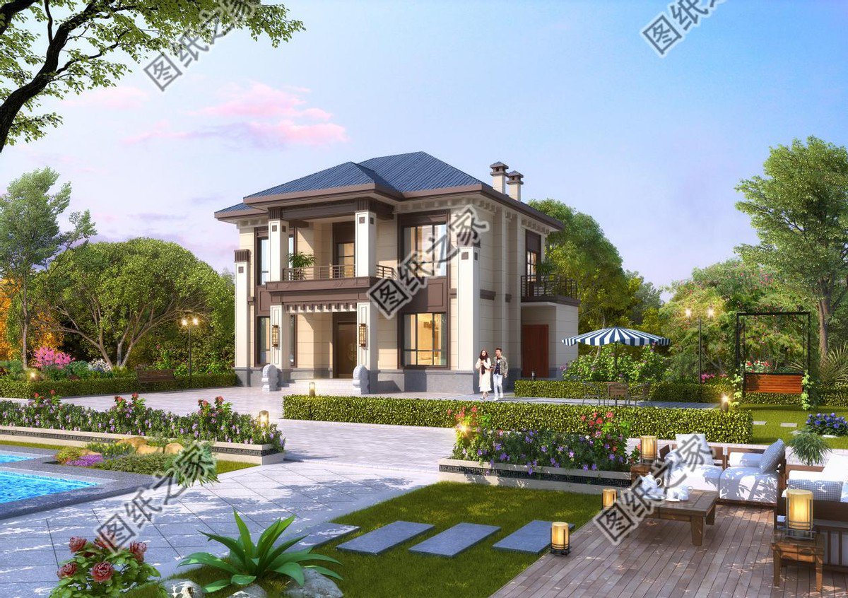 帶土炕房二層別墅設(shè)計(jì)，簡單實(shí)用戶型最經(jīng)典，適合二層住宅