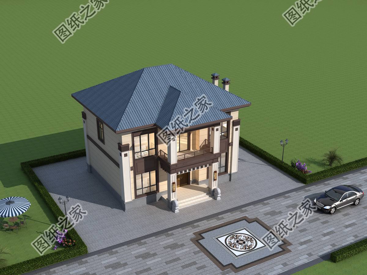 帶土炕房二層別墅設(shè)計(jì)，簡單實(shí)用戶型最經(jīng)典，適合二層住宅