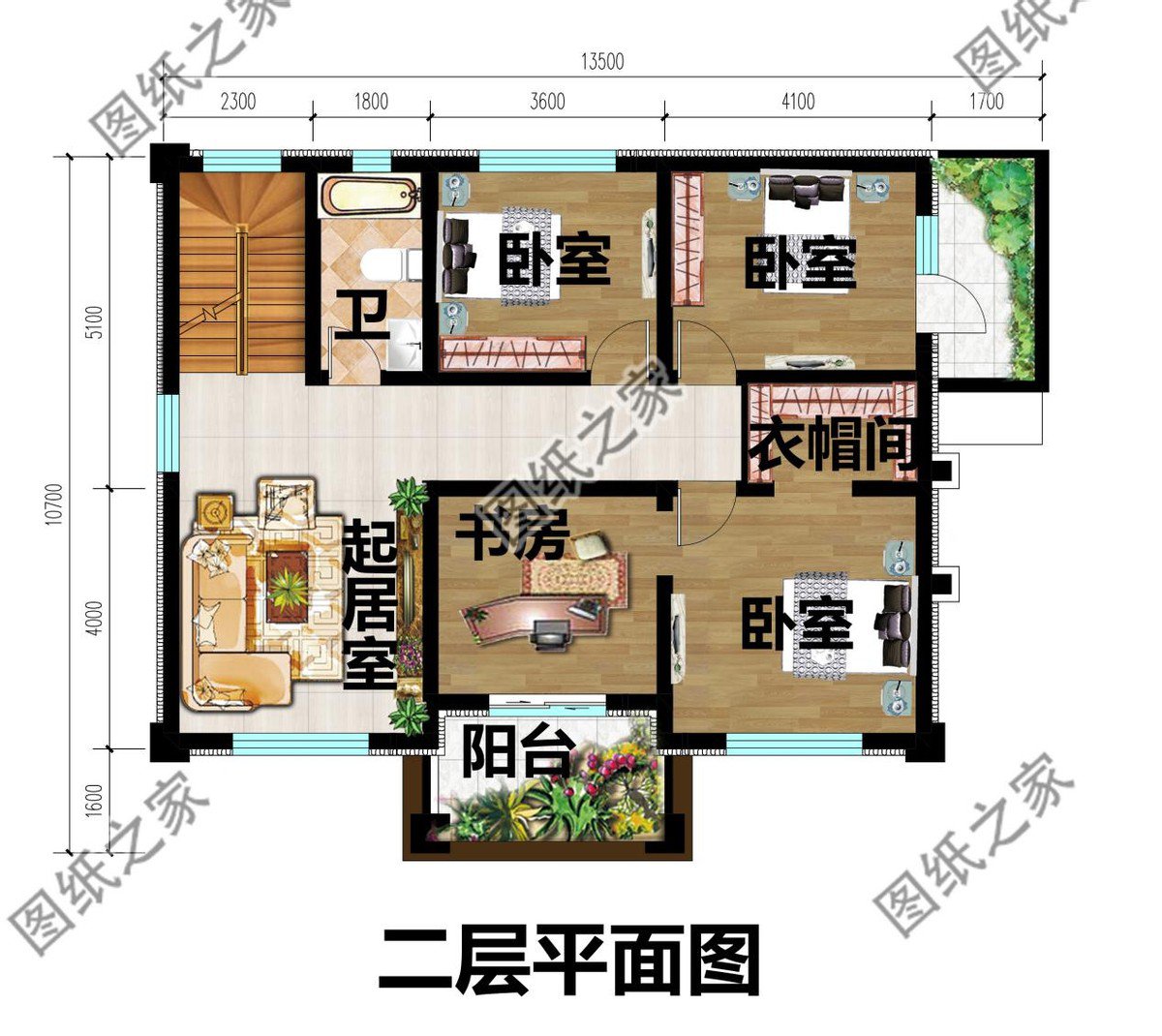 帶土炕房二層別墅設(shè)計(jì)，簡單實(shí)用戶型最經(jīng)典，適合二層住宅