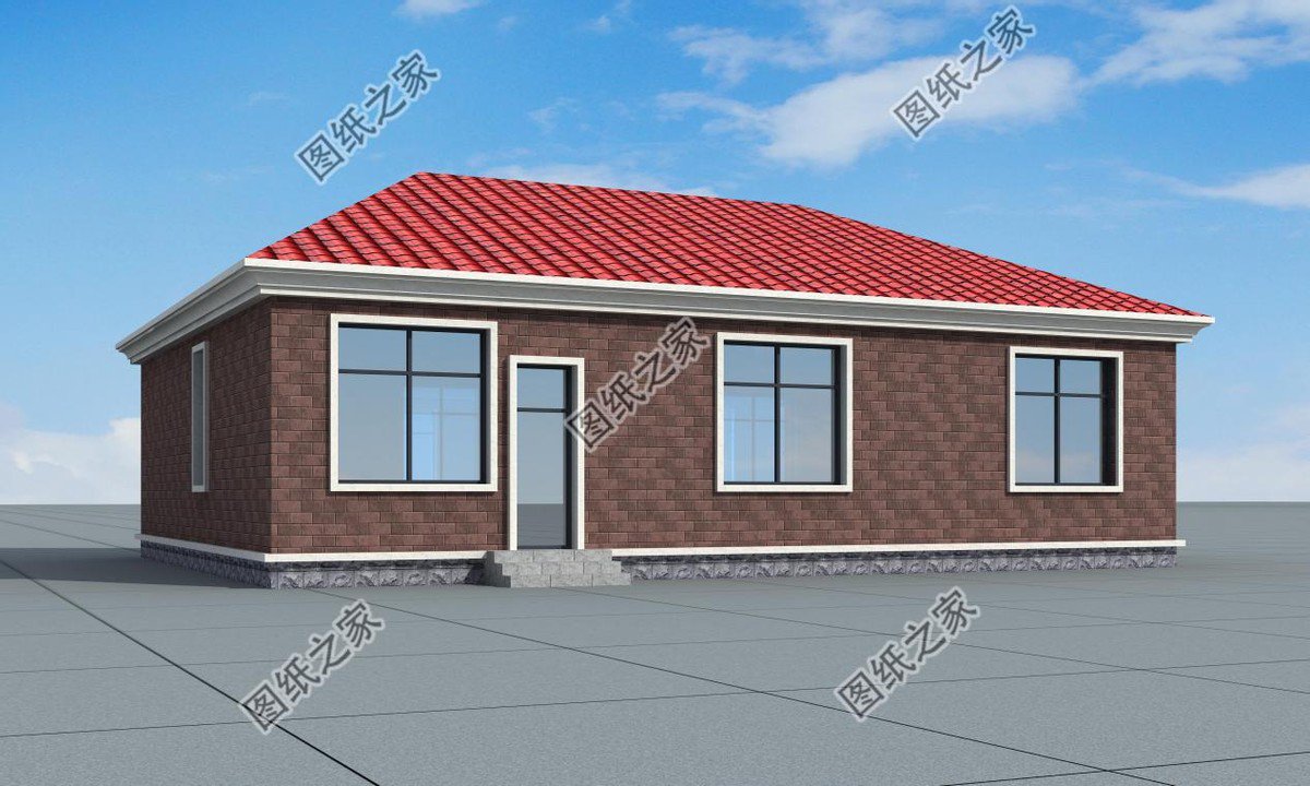 一層養(yǎng)老房帶小院的設(shè)計，大方實用建出來比樓房還漂亮