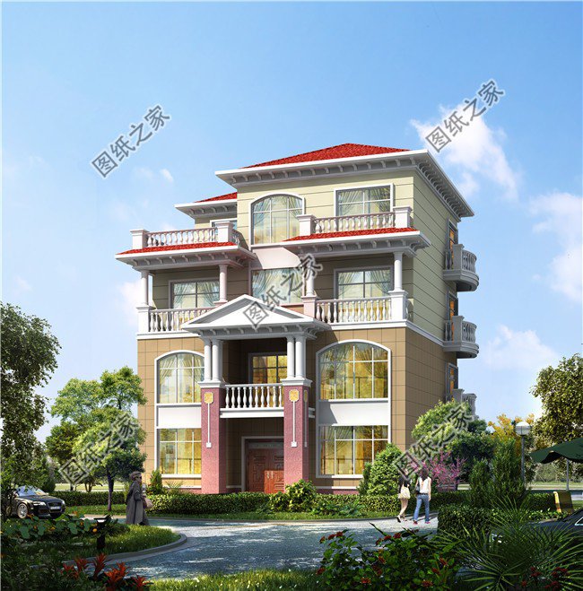 農(nóng)村四層別墅設(shè)計，戶型簡單好看實(shí)用，是高層住宅的首選