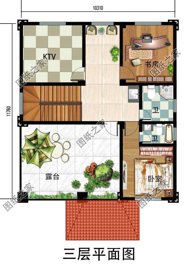 經(jīng)典小戶型三層別墅，雍雅華貴，藝墅如畫(huà)