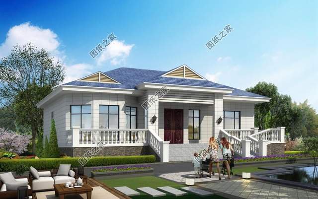 農(nóng)村一層別墅設(shè)計(jì)，外觀時(shí)尚美觀，內(nèi)部帶給你舒適享受