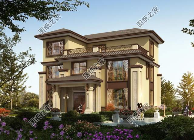 新中式三層自建房，簡單現(xiàn)代風(fēng)情，包含濃厚東方神秘色彩