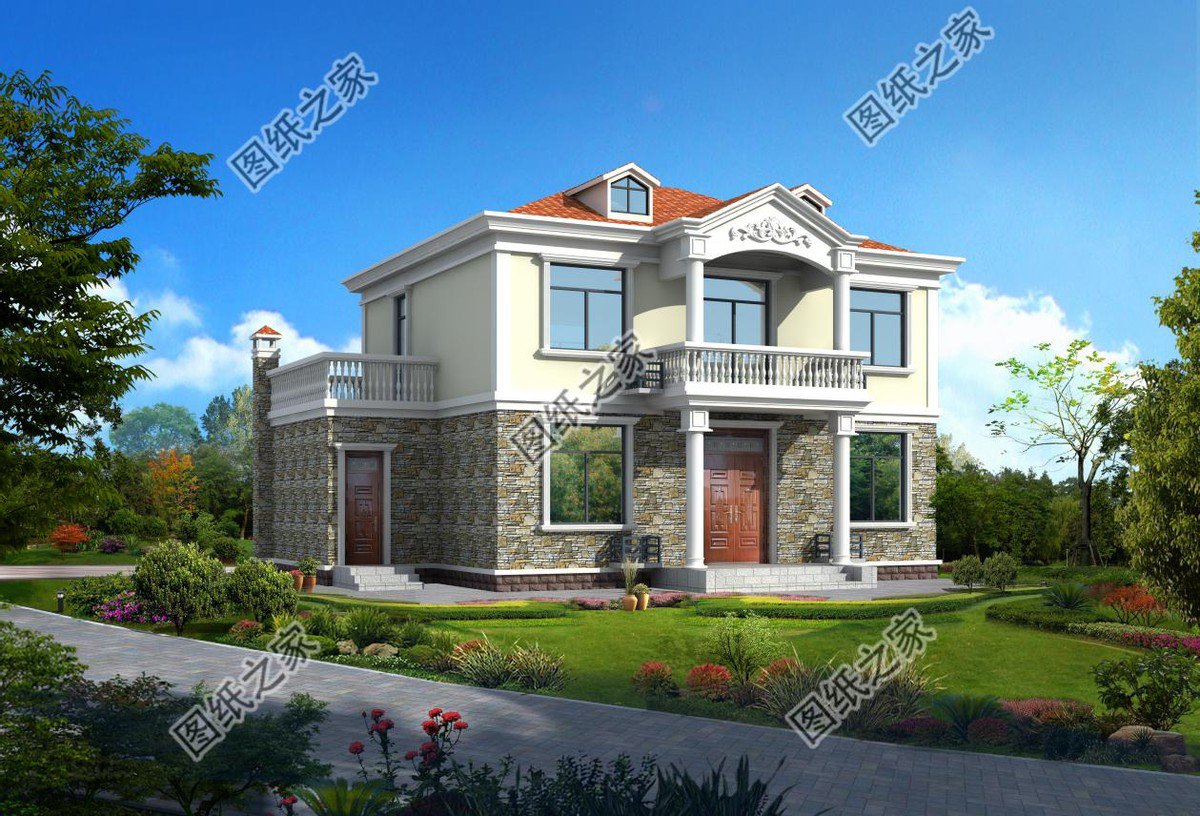 農(nóng)村二層帶配套房設計，最實用的戶型，過最踏實接地氣的日子