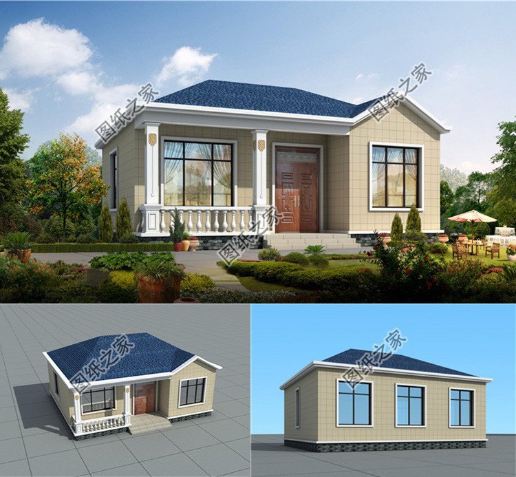 15萬以內(nèi)一層自建房，簡(jiǎn)單好看，蓋房住的舒心才是好設(shè)計(jì)