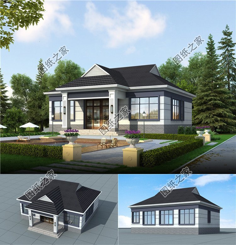 15萬以內(nèi)一層自建房，簡(jiǎn)單好看，蓋房住的舒心才是好設(shè)計(jì)