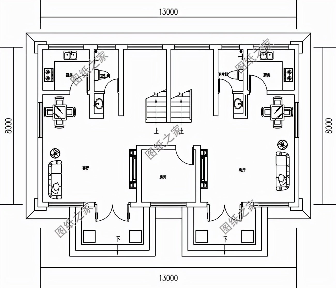 兄弟倆回建房，農(nóng)村雙拼別墅是個不錯的選擇