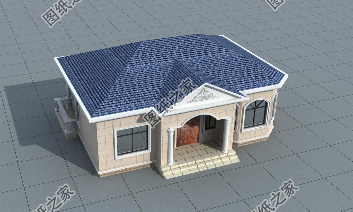 一層養(yǎng)老戶型別墅，送給父母的一座小房屋，住進(jìn)悠閑的小家