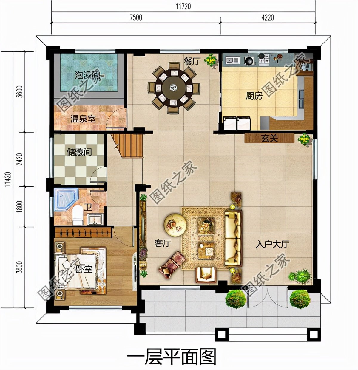 二層半農(nóng)村別墅設計，不浪費錢，家庭生活溫暖舒適，經(jīng)濟實用