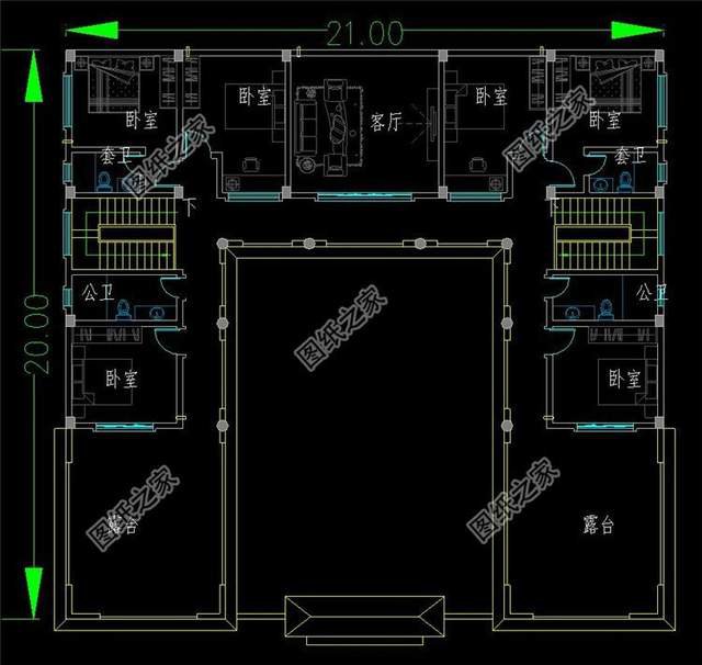 中式合院別墅設計，緊跟時代潮流，增加更多的實用性功能
