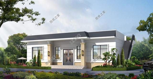 最實用的一層別墅，簡單又好看安逸舒適，是北方建房的首選