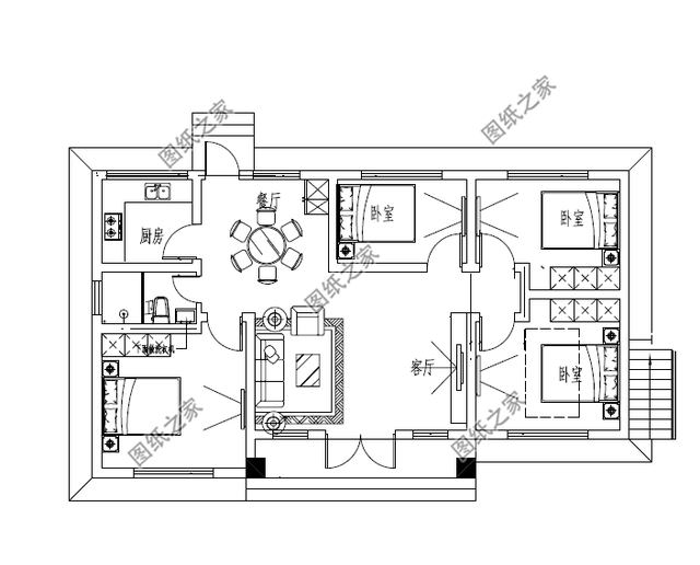 最實用的一層別墅，簡單又好看安逸舒適，是北方建房的首選