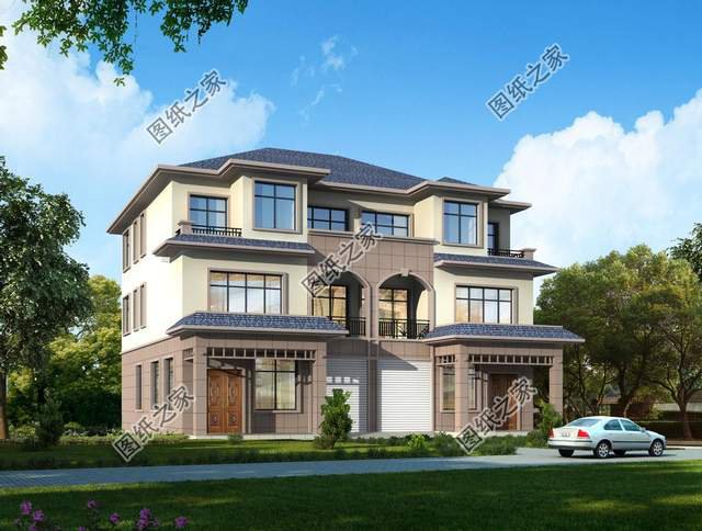 5款設(shè)計(jì)出彩的自建房圖紙，車庫(kù)豪宅都有了，好日子還遠(yuǎn)嗎？