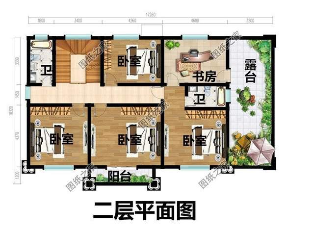 5款設(shè)計(jì)出彩的自建房圖紙，車庫(kù)豪宅都有了，好日子還遠(yuǎn)嗎？