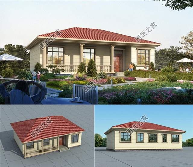 一層自建房合集，大城市買房壓力大，不如返鄉(xiāng)建一層房呢