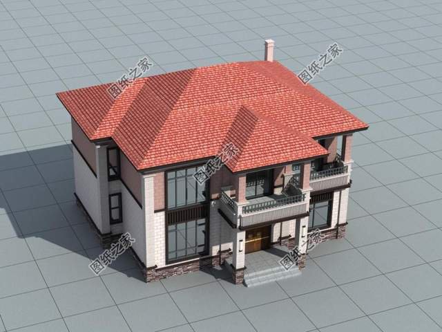 5款同色系農(nóng)村別墅設(shè)計(jì)，配色組合簡(jiǎn)單好看，經(jīng)典戶型超級(jí)溫馨