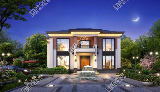 5款同色系農(nóng)村別墅設(shè)計(jì)，配色組合簡(jiǎn)單好看，經(jīng)典戶型超級(jí)溫馨