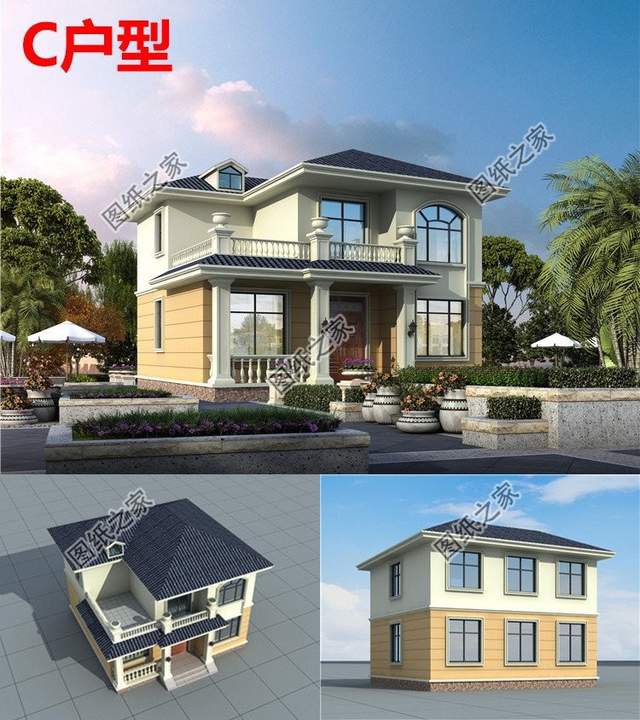 五款農(nóng)村別墅設(shè)計(jì)圖，合理的室內(nèi)布局，帶來(lái)超高的居住性?xún)r(jià)比