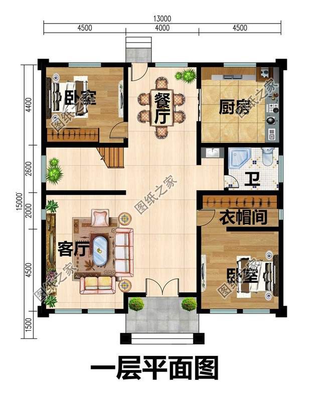 簡約大方的農(nóng)村住房合集，室內(nèi)功能分工明確，外觀樸素又大方