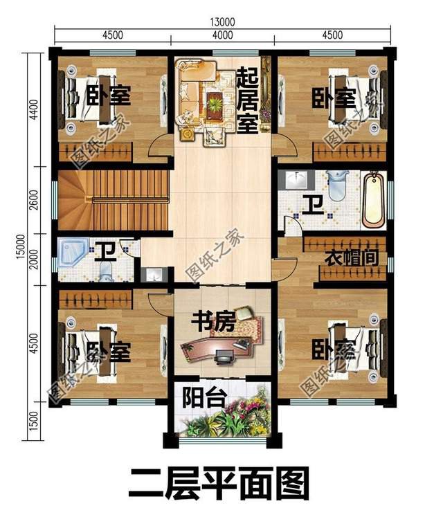 簡約大方的農(nóng)村住房合集，室內(nèi)功能分工明確，外觀樸素又大方