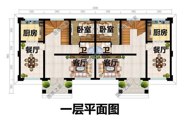 雙拼別墅設(shè)計合集，闔家歡樂，既舒適又溫馨