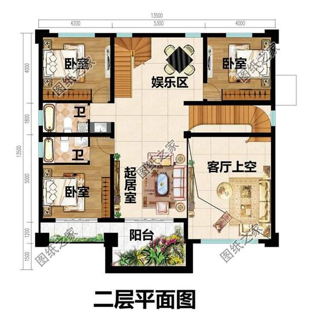 農(nóng)村自建房二層復(fù)式，一個老有所依的地方也是一個葉落歸根的家園