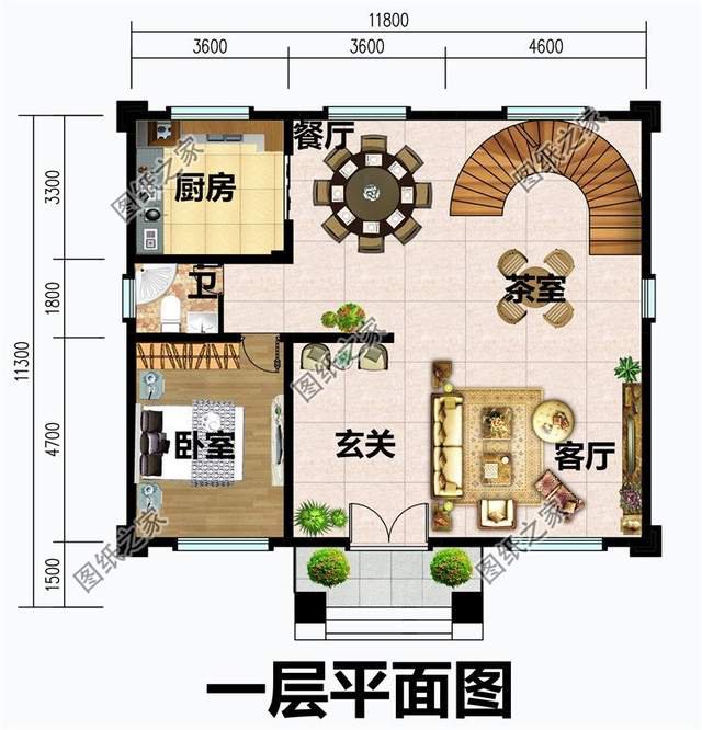 120平上下農(nóng)村自建房設(shè)計(jì)圖，符合大眾的需求，打造一個(gè)溫馨的家